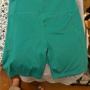 Girlfriend Collective Teal Bike Shorts